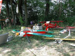 Flugtag 2000: Ausstellungsmodelle bzw. Schauflugmodelle