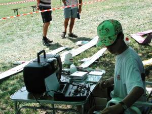 2000 - Diskjockey am Flugtag.