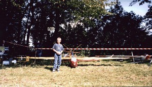 1998 - Ein Modell - fast zum Reinsetzen. Erbauer und Konstrukteur - Helmut