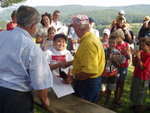 2002 - Schülerwettbewerb.Gratulation für den ersten Platz.