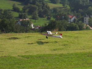 2002 - Schaufliegen des MFK > Huckepack beim Start.