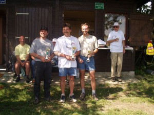 2002 - Ziellandewettbewerb des MFK-Breitenfurt. Die drei Besten