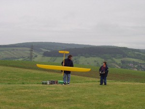 2002 - Landewettbewerb in Sieghartskirchen - Patrick Startvorbereitung mit Ellipse
