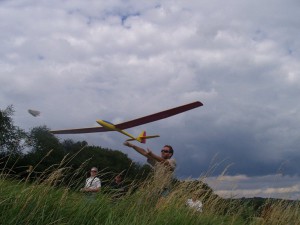 2002 - Ziellandewettbewerb des MFK-Breitenfurt. Modellstart
