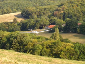 2003 - Flugtag -  Anflug zur Landung.