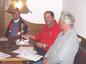 2004 - F3F Donaupokal 2004 > Der MFK-Breitenfurt Tisch bei der Siegerehrung