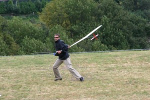 2004 - Flugtag > Schleudersegler beim Start