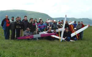 2004 - Pilotenfoto am Braunsberg - Donaupokal 2004. (Leider wurde später abgesagt)