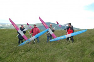 2004 - F3F Staatsmeisterschaft. Die Crew von Breitenfurt