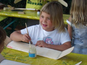 2005 - Dritter Bastelabend mit den SchülerInnen 2005.