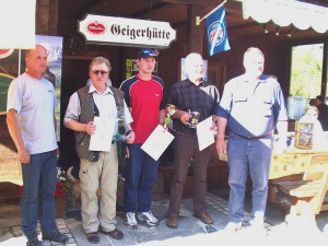 2005 - F3F Wöllaner Nock > Die Sieger:  G. Steiner, J. Pölzl, F. Prasch. v.l.n.r.