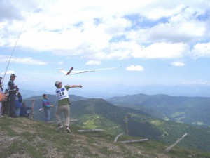 2005 - F3F Wöllaner Nock > beim Starten Richtung Süden