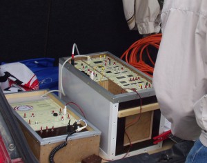 2005 - 1. Klubcup des MFK-B. Die Elektronik im Kofferraum.