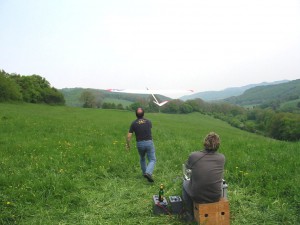 2006.05.07 - Windenstart durch Robert P. (Winde) und Arthur F. (Starter).