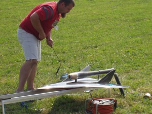 2007.08.19 - Flugtag - Maschine mit Pulsatortriebwerk