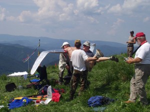 2007.06.10 - Donovaly Startversuch von Ikarus - oder war's doch Frantisek Ruisl?