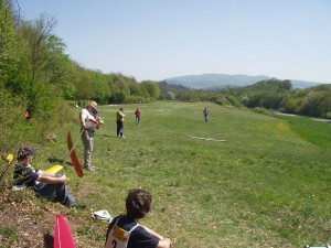 2007.04.22 - Zu Gast beim Club "Vogelweide" - Hangbewerb/Brettschneider Gedenkfliegen Der Flugplatz des Clubs "Vogelweide"