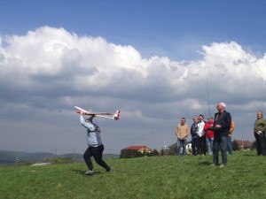 1. Klubcup F3F - Handstart bei Windstärke 20m/sec.