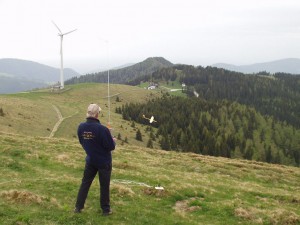 Sommeralm F3F 2008 - Robert Dürrmoser beim Flug
