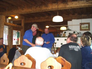 Sommeralm F3F 2008 - Gratulation an Martin 