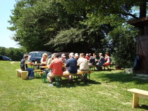 2. Klubcup, Landewettbewerb - Der gemütliche Teil des Bewerbs.