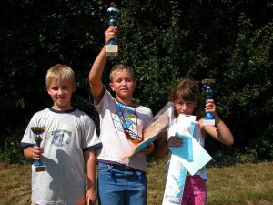 Schauflugtag 2009 - Die strahlenden Sieger!   Gratulation 