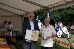 14.8.2011 50 Jahre MFK-B - Festreden - Präsentation der Auszeichnungen.
