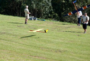 14.8.2011 50 Jahre MFK-B - Flugvorführung - Landung mit Klappen