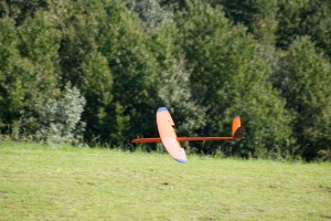 14.8.2011 50 Jahre MFK-B - Flugvorführung - Landung mit Klappen