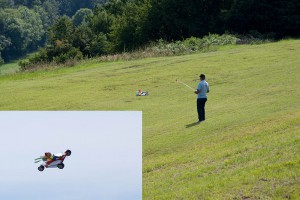 14.8.2011 50 Jahre MFK-B - Flugvorführung - Auch Autos gehen in die Luft 