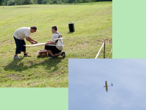 14.8.2011 50 Jahre MFK-B - Flugvorführung - Gekappte Ellipse mit Verbr. Motor