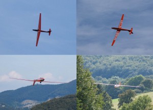 14.8.2011 50 Jahre MFK-B - Flugvorführung - Foka 4, 5,2m Spannw., Turbine 7kp Schub