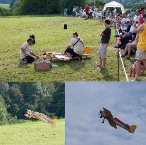 14.8.2011 50 Jahre MFK-B - Flugvorführung - "Bling" 65ccm, 1,9m Spannw. 