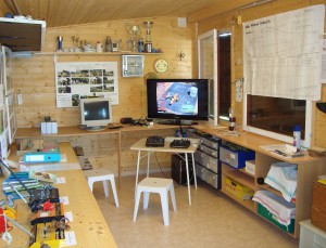 14.8.2011 50 Jahre MFK-B - Ausstellung - Flugsimulator