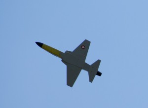 15.8.2011 50 Jahre MFK-B - Flugshow - "Saab Draken" mit E-Impeller