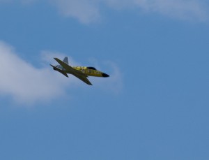 15.8.2011 50 Jahre MFK-B - Flugshow - "Saab Draken" mit E-Impeller