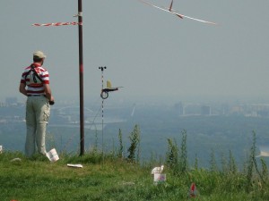 22.5.2011 1. Fliegen am Braunsberg - Südseite Vorbeiflug