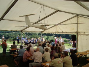 14.8.2011 50 Jahre MFK-B - Festreden - Festzelt