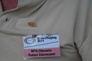 14.8.2011 50 Jahre MFK-B - Festreden - Goldenes Ehrenabzeichen des Aeroclubs