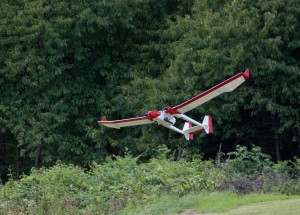 15.8.2011 50 Jahre MFK-B - Flugshow - Vulcano mit Zuckerllast