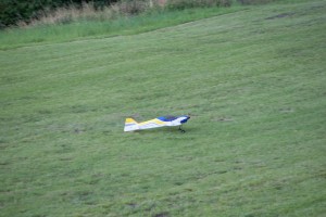 15.8.2011 50 Jahre MFK-B - Flugshow - Der letzte Starter vorm Gewitter        