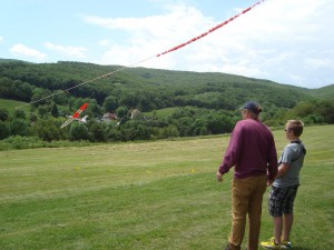 Soliusfliegen 2014 - Bungeefliegen bei böigem Wind