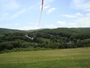 Soliusfliegen 2014 - Bungeefliegen bei böigem Wind