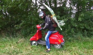 Schauflugtag - Ankunft eines Piloten