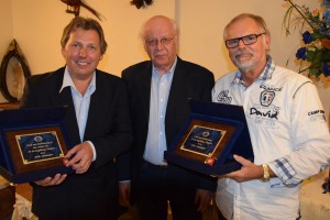 Jahresabschlussfeier - Die Geehrten mit dem Präsidenten des LV-NÖ im ÖAeC, Ing. Roland Dunger        