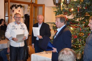 Übergabe der Klubehrung        